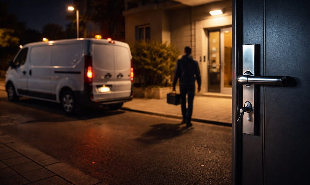 cerrajero 24 horas en Reus acudiendo a vivienda por la noche para apertura de puerta