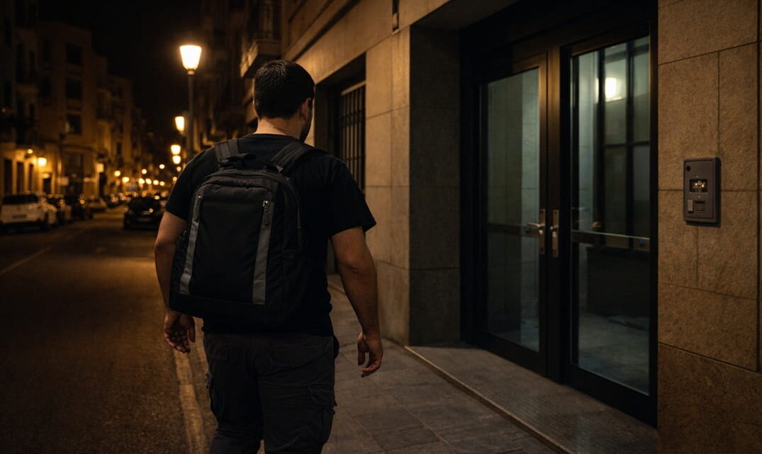 cerrajero en Reus de noche llegando a vivienda para servicio 24 horas